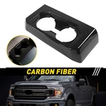 For Ford F150 2015-20 Carbon Fiber Rear Water Cup Holder Cover Trim Bezel Decor. Fixed Price $24.69.