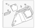 Genuine Volkswagen Wheelhouse Trim 5g9-867-427-h-ca9. Fixed Price $147.82.