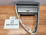 04-07 Oem Bmw E64 645ci 650i Convertible Central Console Ash Tray Trim Silver *. Fixed Price $95.95.
