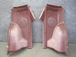 84-85 Mazda Rx7 Fb Rear Left & Right Quarter Trunk Trim Cover Panel Set Red Oem. Fixed Price $107.90.