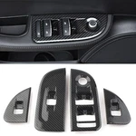For Alfa Romeo Giulia 2017-2020 Abs Carbon Fiber Window Lift Switch Button Frame. Fixed Price $21.68.