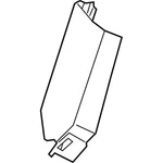Genuine Bmw Cover, B-column Bottom Left 51-43-7-456-135 New. Fixed Price $147.56.