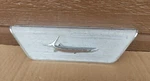 1967 1968 1969 Plymouth Barracuda Rear Seat Emblem Oem. Fixed Price $60.00.