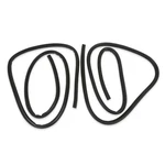 Dfs7391 Brothers Trucks Door Weatherstrip Set - Pair. Fixed Price $61.05.