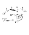 Genuine Mopar 2013-2017 Fiat 500 A Pillar Trim Molding Front Left 5ld19jxwaa. Fixed Price $66.59.