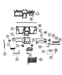 Genuine Mopar Steering Column Opening Cover 1pj33dx9ab. Fixed Price $107.74.