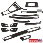 Abs Carbon Fiber Interior Center Console Panel Trim Sets For Bmw 3 E90 2005-12. Fixed Price $283.99.