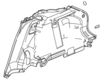 Genuine Gm Lower Quarter Trim 42911458. Fixed Price $66.18.