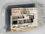 Toyota 67492-02150 Garnish, Front Door Lower Frame Bracket, Lh. Fixed Price $12.99.