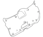 Genuine Nissan Lift-gate Trim 90900-5rb0a. Fixed Price $171.36.