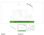 Land Rover Bumper Trim Lr128230. Fixed Price $150.00.
