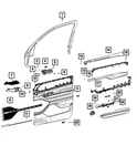 Genuine Mopar Power Window Switch Bezel Left 6wc47dx8ab. Fixed Price $52.27.