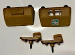 Mercedes-benz W126 560sel First Aid Kit Lever Handles W/ Screws 1268400194 Beige. Fixed Price $87.50.