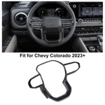 Steering Wheel Frame Bezel Trim Decor Cover Shell Kit For Chevrolet Colorado 23+. Fixed Price $31.99.