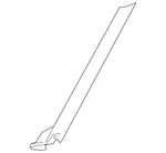 Genuine Land-rover Pillar Molding Lr092716. Fixed Price $241.10.
