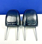 2014 - 2018 Jeep Cherokee Front Seat Headrest Set Head Rests Black Leather Pair. Fixed Price $78.00.