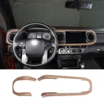 Pear Wood Central Console Dashboard Panel Cover Trim For Toyota Tacoma 16-23 Us. Fixed Price $75.00.