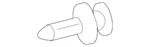 Genuine Toyota Windshield Pillar Trim Clip 62217-06010. Fixed Price $4.41.