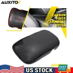 Carbon Fiber Pattern Center Armrest Cover Trim Decor For Ford Mustang 2015-2025. Fixed Price $22.79.