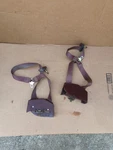 88-98 Chevy Silverado Left And Right Obs Seat Belt Red Reg Cab Retractor. Fixed Price $180.00.