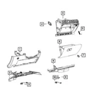 Genuine Mopar 2014-2020 Dodge Durango Steering Column Opening Cover 5sa98dx9ab. Fixed Price $152.27.