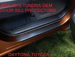 Oem 2012-2020 Toyota Tundra Access Cab Door Sill Protectors Qty 4. Fixed Price $41.00.