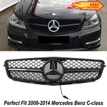 For 2008-2014 Mercedes Benz W204 C250 C300 C350 Front Grille Grill W/led Emblem. Fixed Price $79.99.