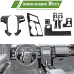 Fit For 2009-2014 Ford F150 Center Console Dashboard Panel Cover Trim Bezels 8pc. Fixed Price $141.99.