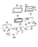 Genuine Mopar Steering Column Opening Cover 5yk14tx7ae. Fixed Price $136.64.