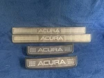 04-08 Acura Tsx Door Sill Scuff Plates Black Oem #513. Fixed Price $52.50.
