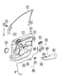Genuine Mopar 2011-2023 Dodge Durango Release Handle Bezel Cover 6cx25dx9ab. Fixed Price $16.19.