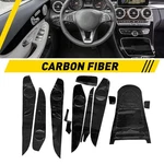 12pcs Carbon Fiber Interior Decal Cover Trim For Mercedes Benz C-class Glc 15-18. Fixed Price $24.69.