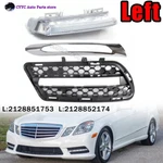 Left Side For Mercedes W212 E350 2010-2013 Fog Light Lamp Grille Trim Kit. Fixed Price $61.59.
