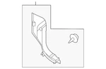 Genuine Nissan Kick Panel Trim 66901-6rr3a. Fixed Price $34.05.