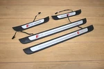 13-18 Audi S6 A6 Front & Rear Interior Door Entrance Sill Lighted Trim Set Oem *. Fixed Price $127.49.