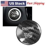 Carbon Fiber Engine Start Stop Button Cover For Mercedes A B C E Gle Glc Cla Us. Fixed Price $14.37.