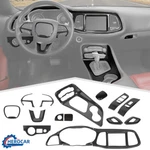 17pcs Car Full Panel Decor Cover Trim Kit For Dodge Challenger 15+ Carbon Fiber. Fixed Price $142.99.