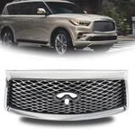 623106gw0a For Infiniti Qx80 2018-2021 Front Upper Grille W/camera Option Grill. Fixed Price $201.99.