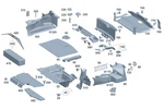 Genuine Mercedes-benz Cover Weld Seam 236-690-12-00. Fixed Price $7.98.