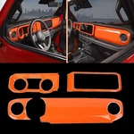 For 2024-2025 Jeep Wrangler Jl Jt Orange Interior Center Console Dash Cover Trim. Fixed Price $85.99.