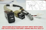 86257ca000 , 86273ca000 Aux Prot Input Cable For Toyota Hilux Fortuner Subaru. Fixed Price $75.44.