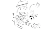 Genuine Mercedes-benz Trim Frame 213-767-03-00. Fixed Price $23.10.