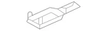 Genuine Mitsubishi Track Cover 87517w040p. Fixed Price $21.39.