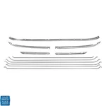 1966-67 Chevy Ii Nova Interior Headliner Bow & Retainer Set 2 Door Hardtop 11 Pc. Fixed Price $180.99.