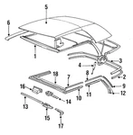 Genuine Bmw Edge Guard 54-31-1-932-890. Fixed Price $27.65.