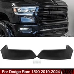 2x Black Front Upper Bumper End Cover Filler Panel Fits Dodge Ram 1500 2019-2024. Fixed Price $46.54.