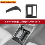 2x Carbon Gear Shift Level Control Cover Trims Kit For Dodge Charger 300c 04-10. Fixed Price $39.99.