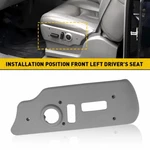 For 2003-2007 Silverado Tahoe Power Seat Bezel Driver Switch Gray Gm # 88941682. Fixed Price $21.84.