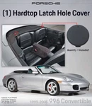 1999-2005 Porsche 911 Plastic Cover For Hardtop Latch Hole Black 99655545700a10. Fixed Price $66.29.