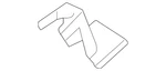 Genuine Nissan Seat Track Cover 87508-ea002. Fixed Price $14.45.